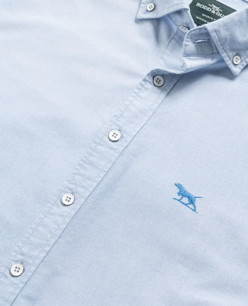 Gunn Oxford Shirt - Sports Fit - Quartz |Navy | Snow | Sky