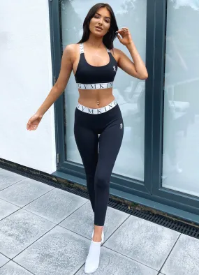 Gym King Sport Impact Legging - Black/Silver
