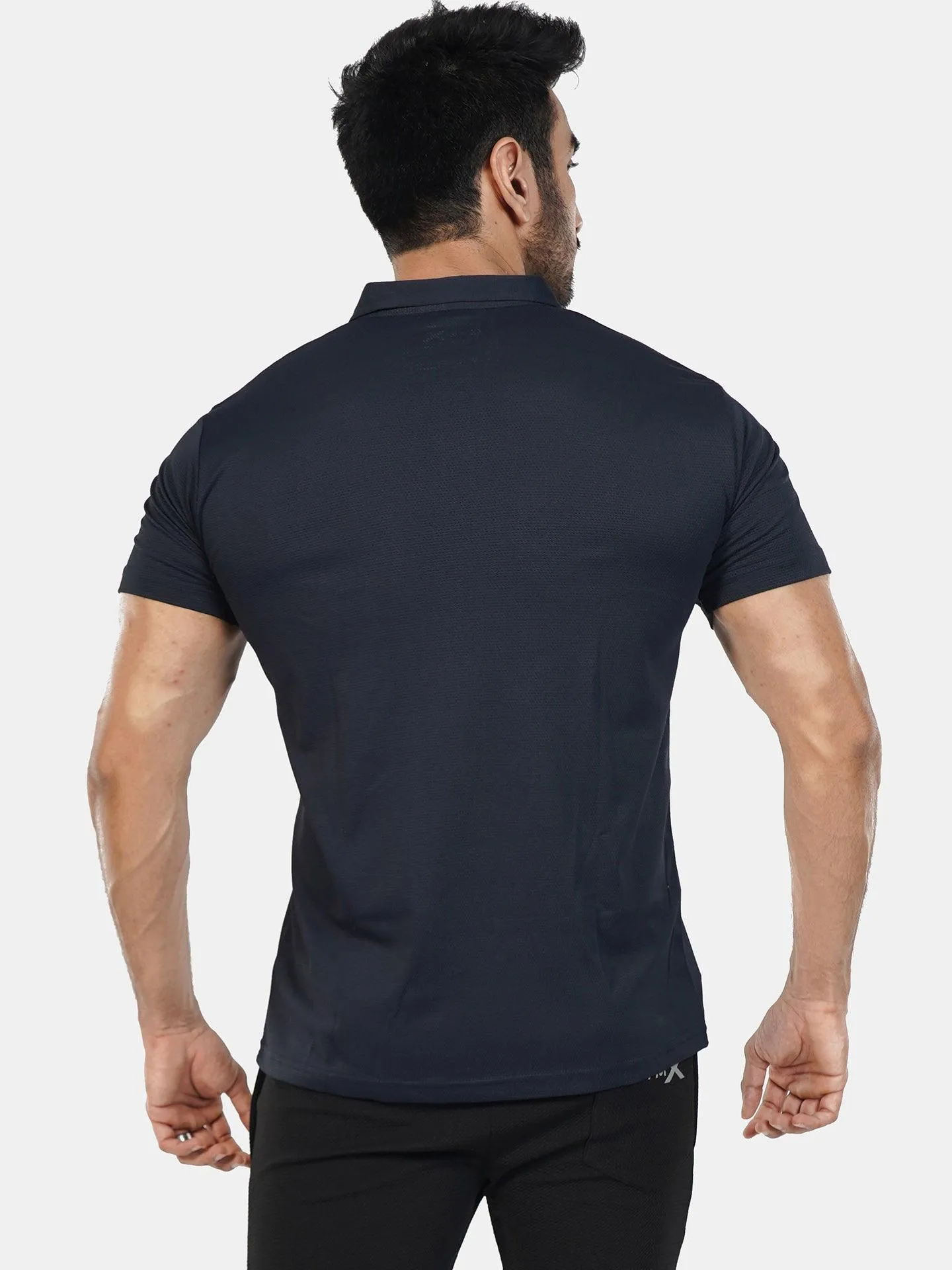 GymX Polo Tech Tee: Infinity Blue - Sale