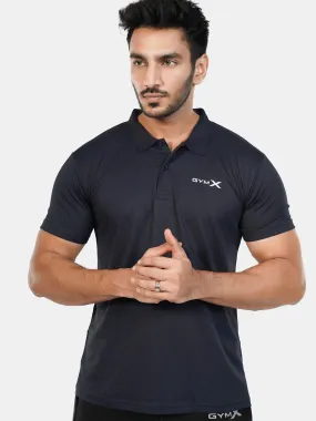 GymX Polo Tech Tee: Infinity Blue - Sale