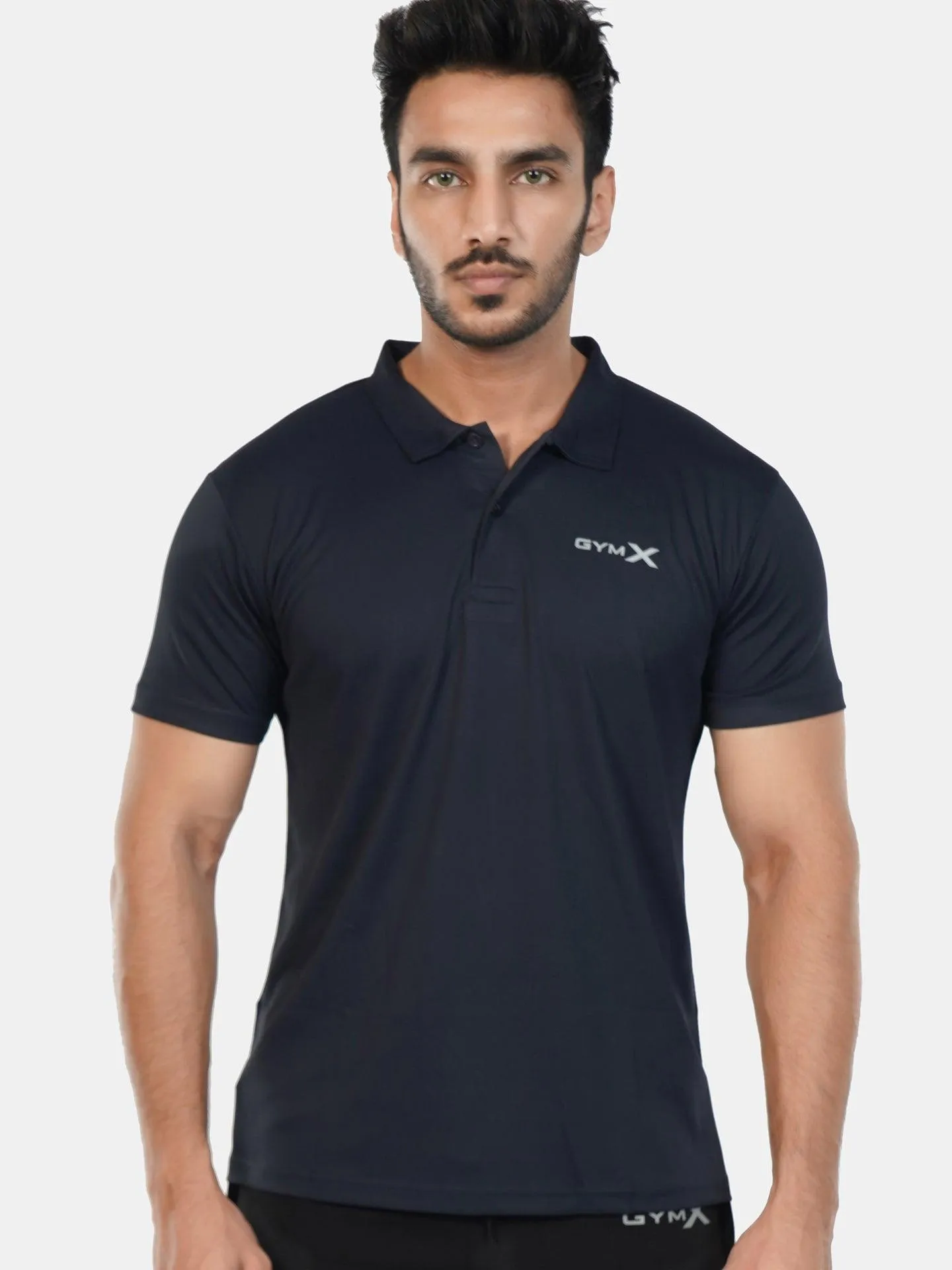 GymX Polo Tech Tee: Infinity Blue - Sale