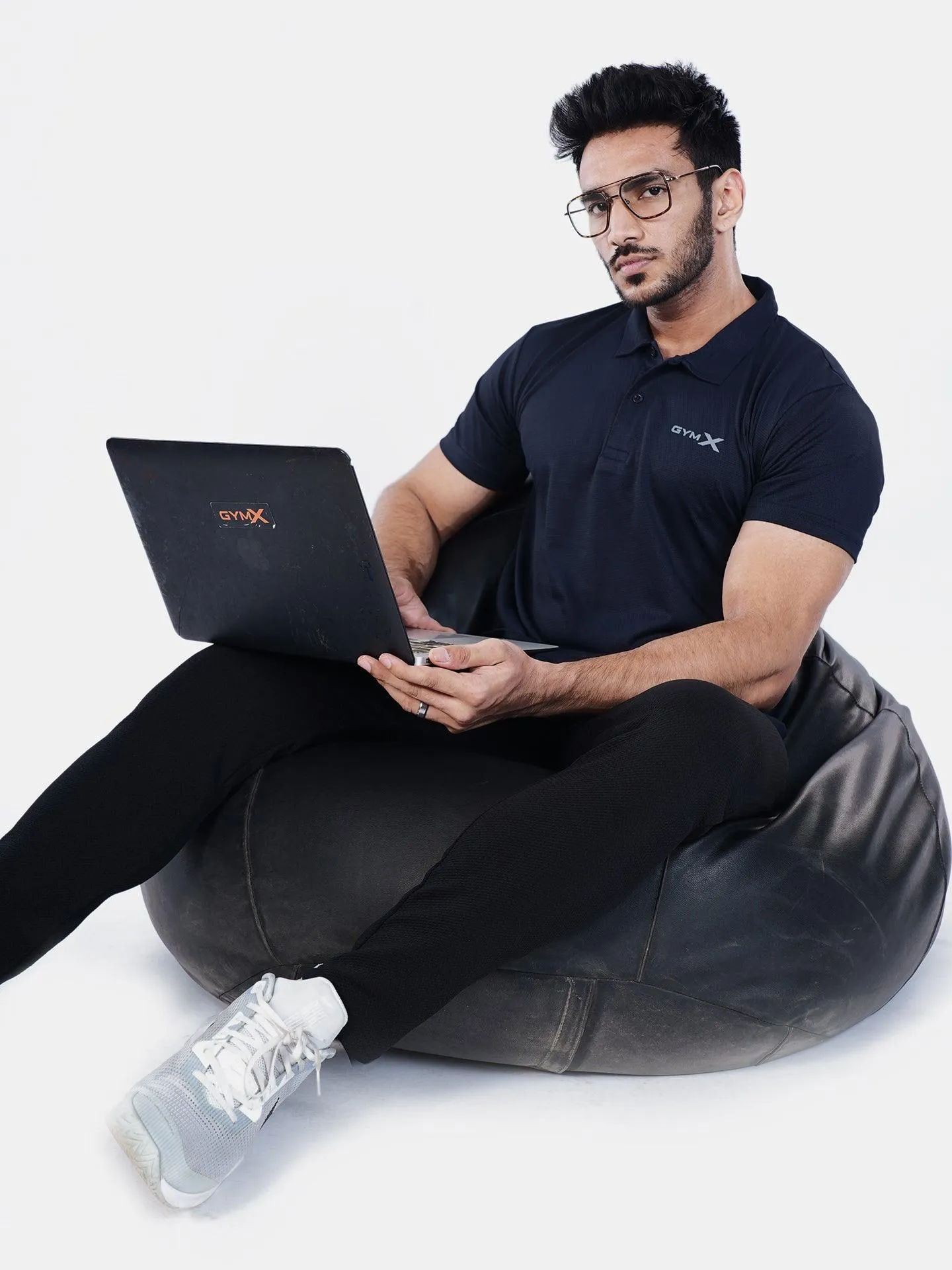GymX Polo Tech Tee: Infinity Blue - Sale