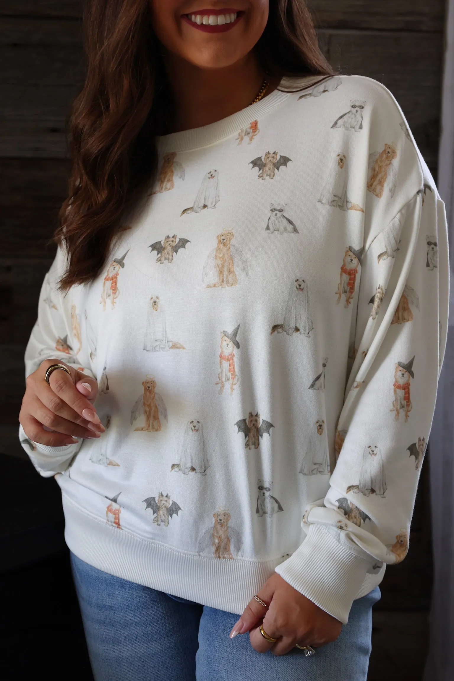 Hey Boo Long Sleeve Top