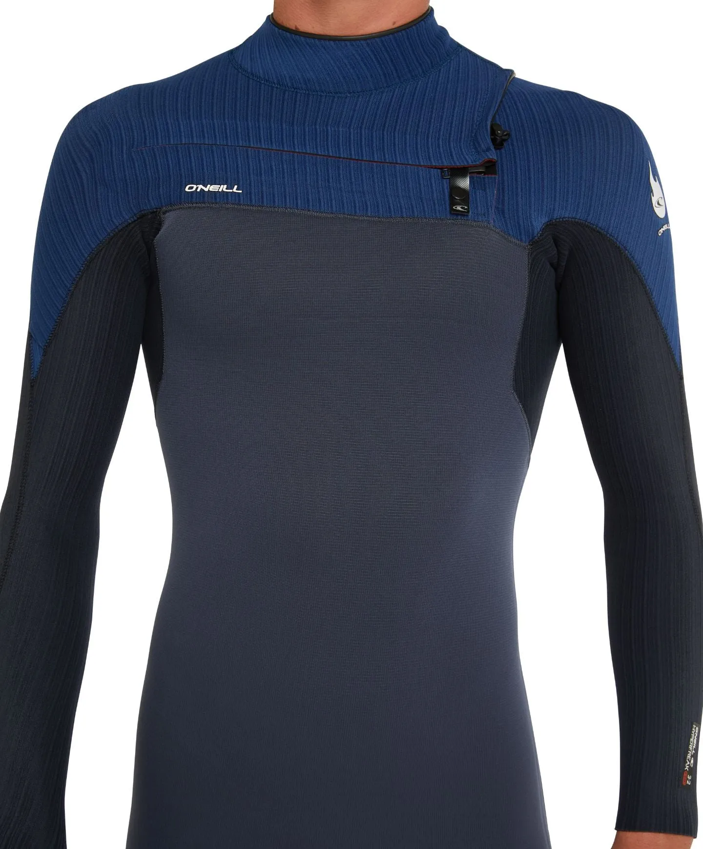 HyperFire 3/2mm Steamer Chest Zip Wetsuit - Marine