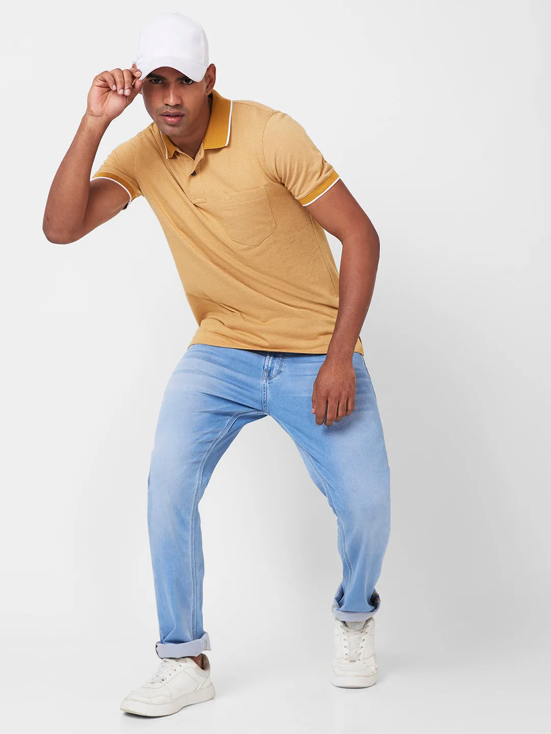Jacquard Texture Polo