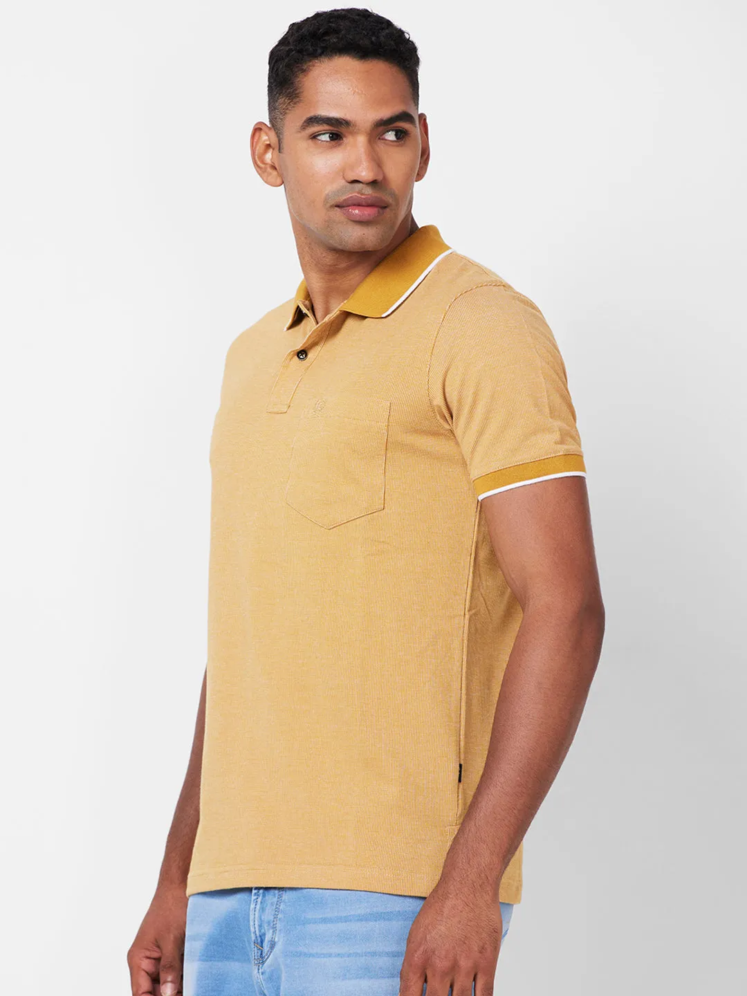 Jacquard Texture Polo