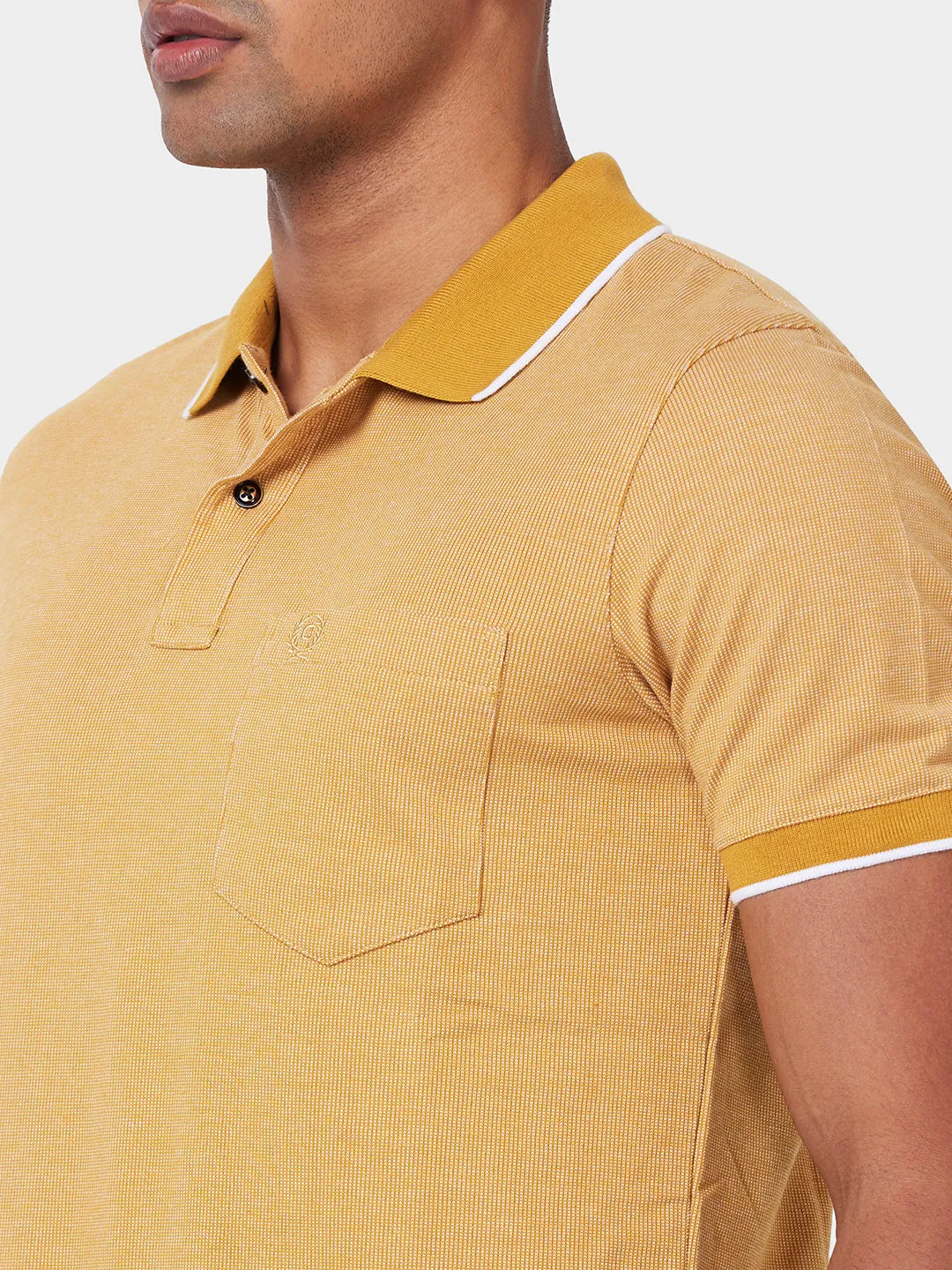 Jacquard Texture Polo