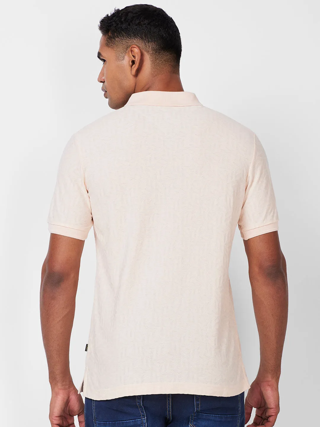 JACQUARD TEXTURE POLO