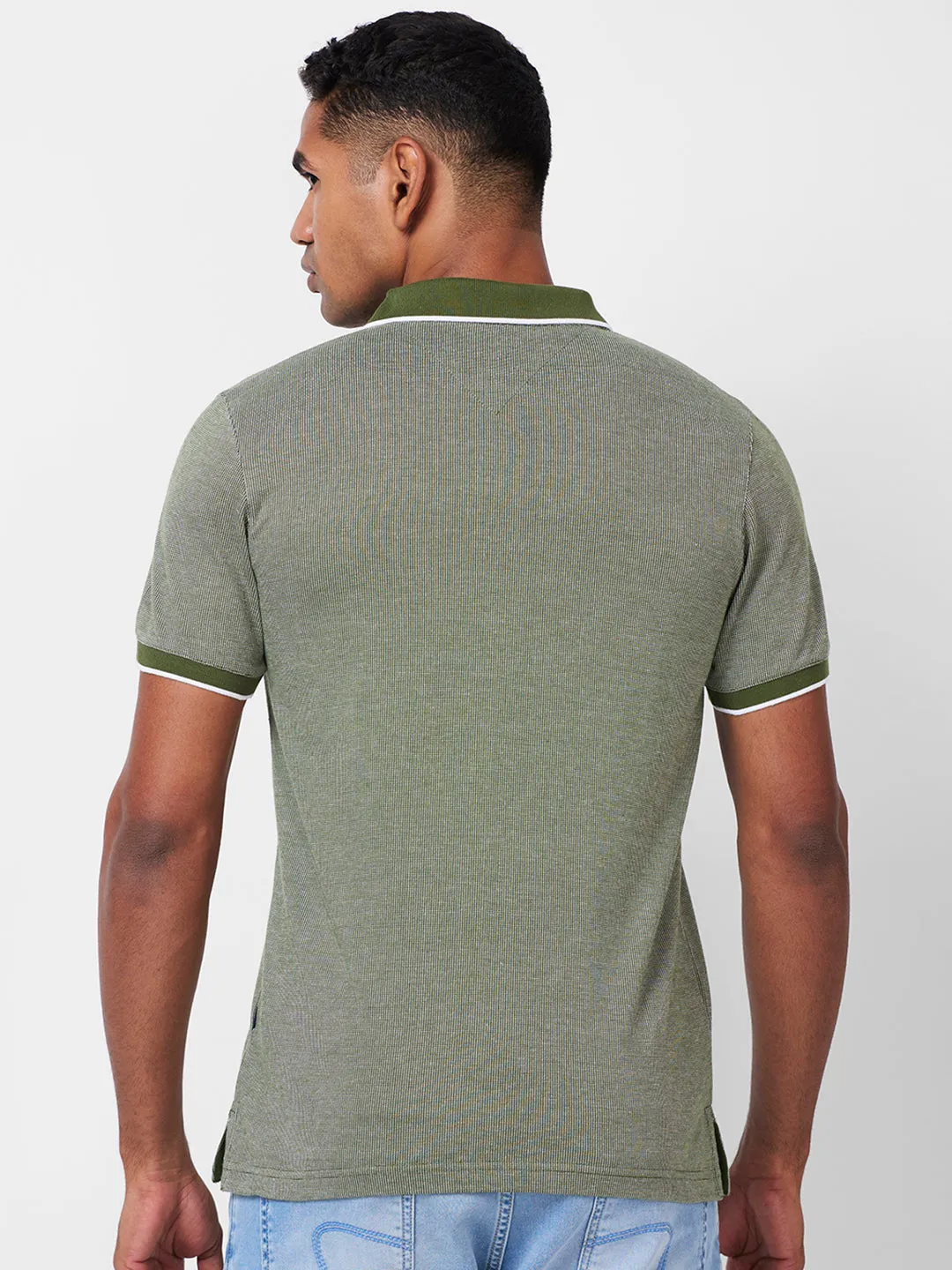Jacquard Texture Polo