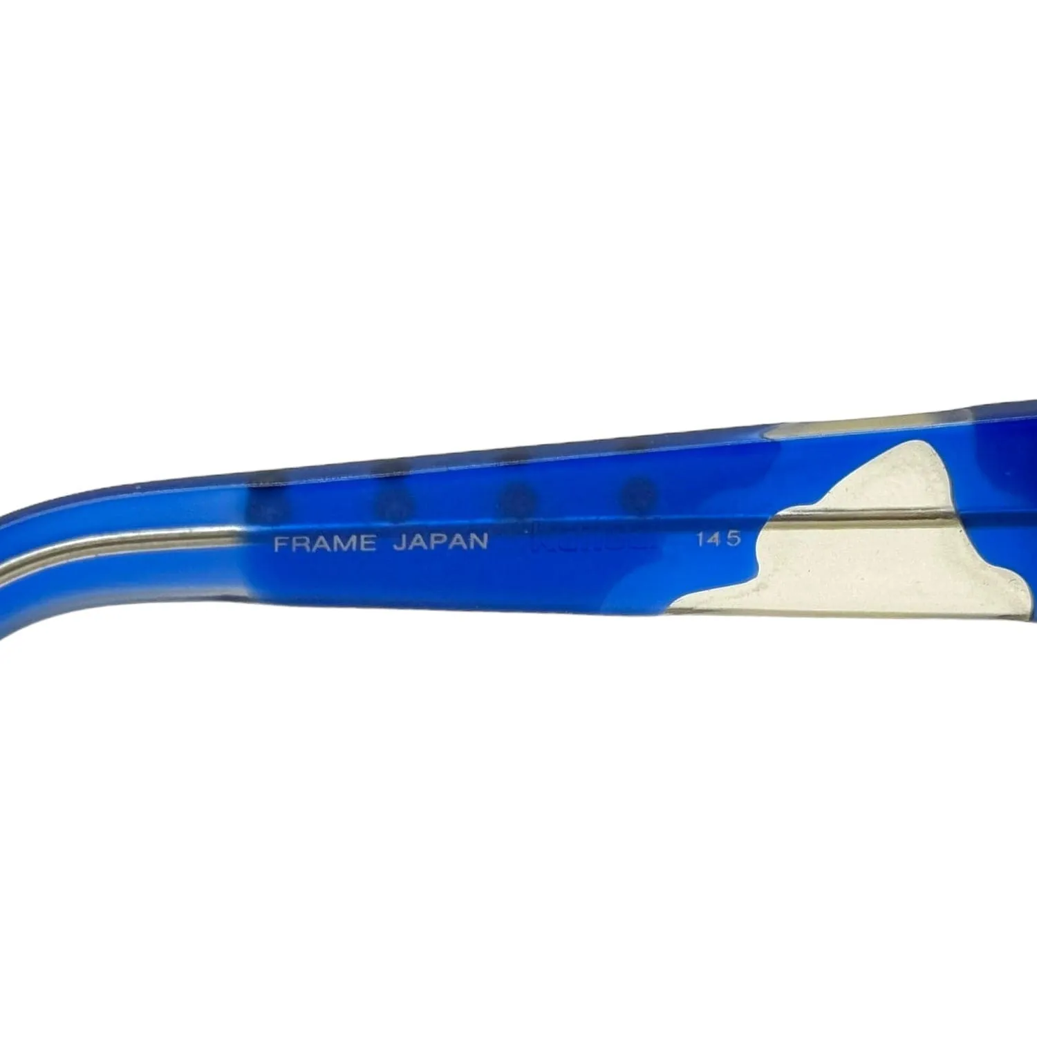 KANSAI YAMAMOTO Vintage Hip Hop Blue Square Unisex Sunglasses