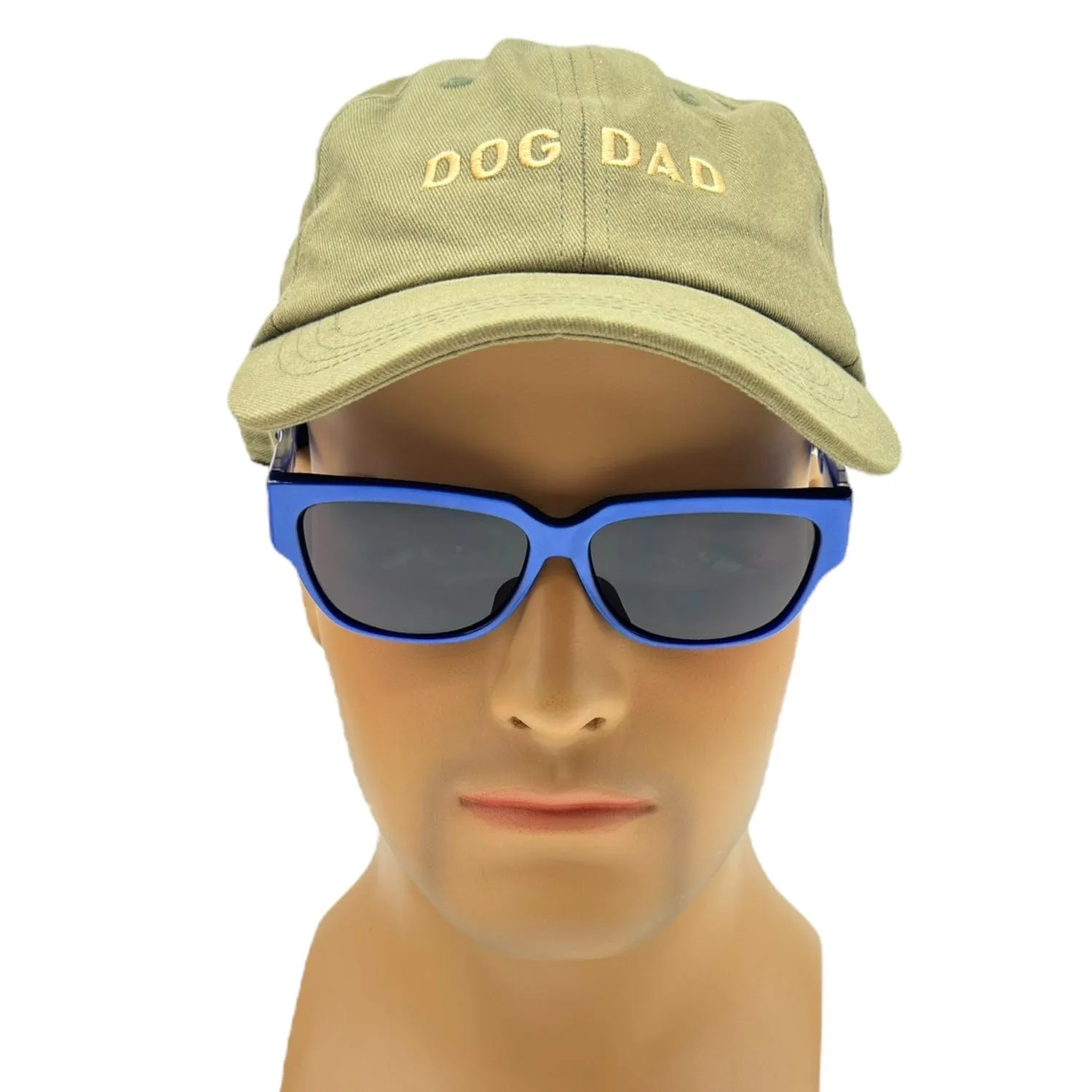 KANSAI YAMAMOTO Vintage Hip Hop Blue Square Unisex Sunglasses