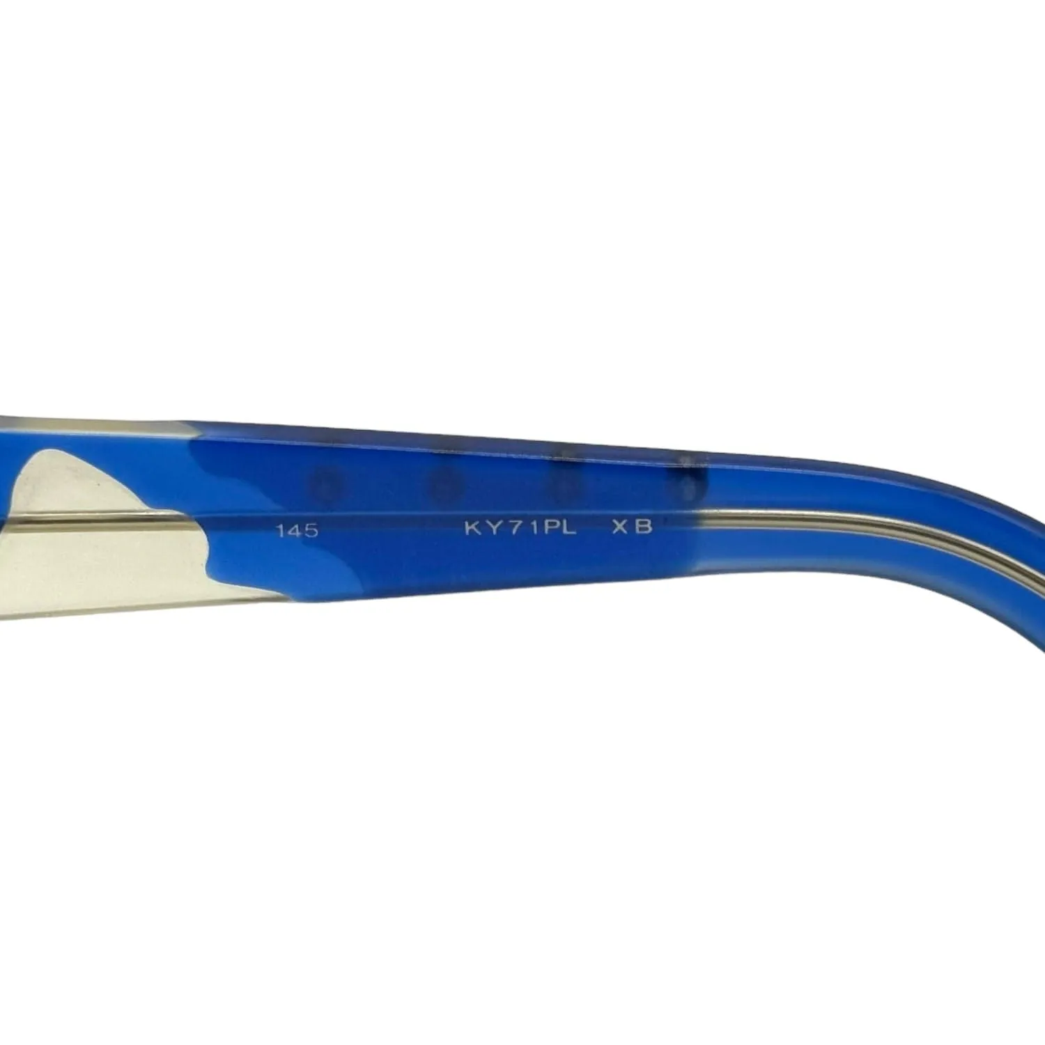 KANSAI YAMAMOTO Vintage Hip Hop Blue Square Unisex Sunglasses