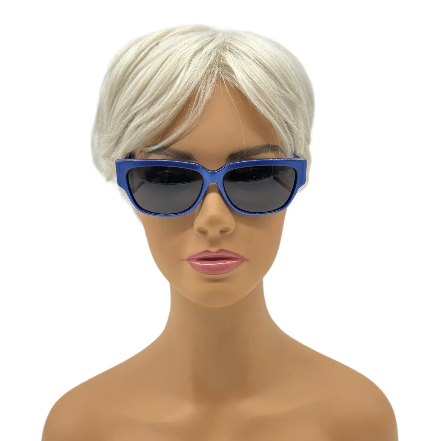 KANSAI YAMAMOTO Vintage Hip Hop Blue Square Unisex Sunglasses