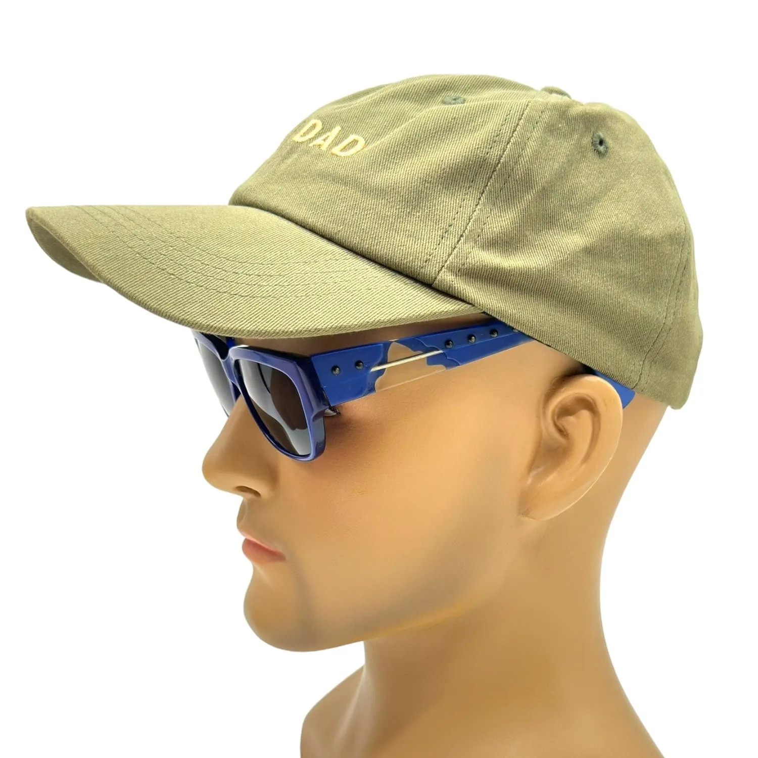 KANSAI YAMAMOTO Vintage Hip Hop Blue Square Unisex Sunglasses
