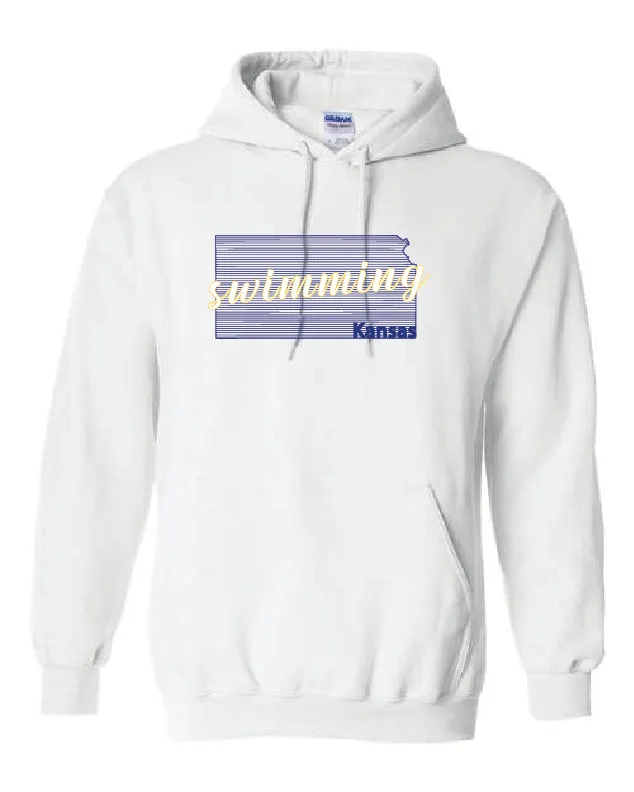 Kansas Swimming Hoodie