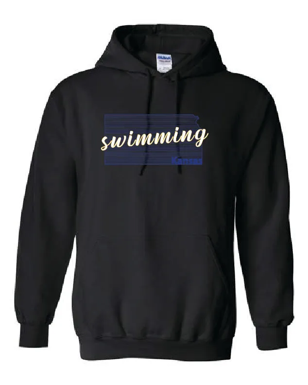 Kansas Swimming Hoodie