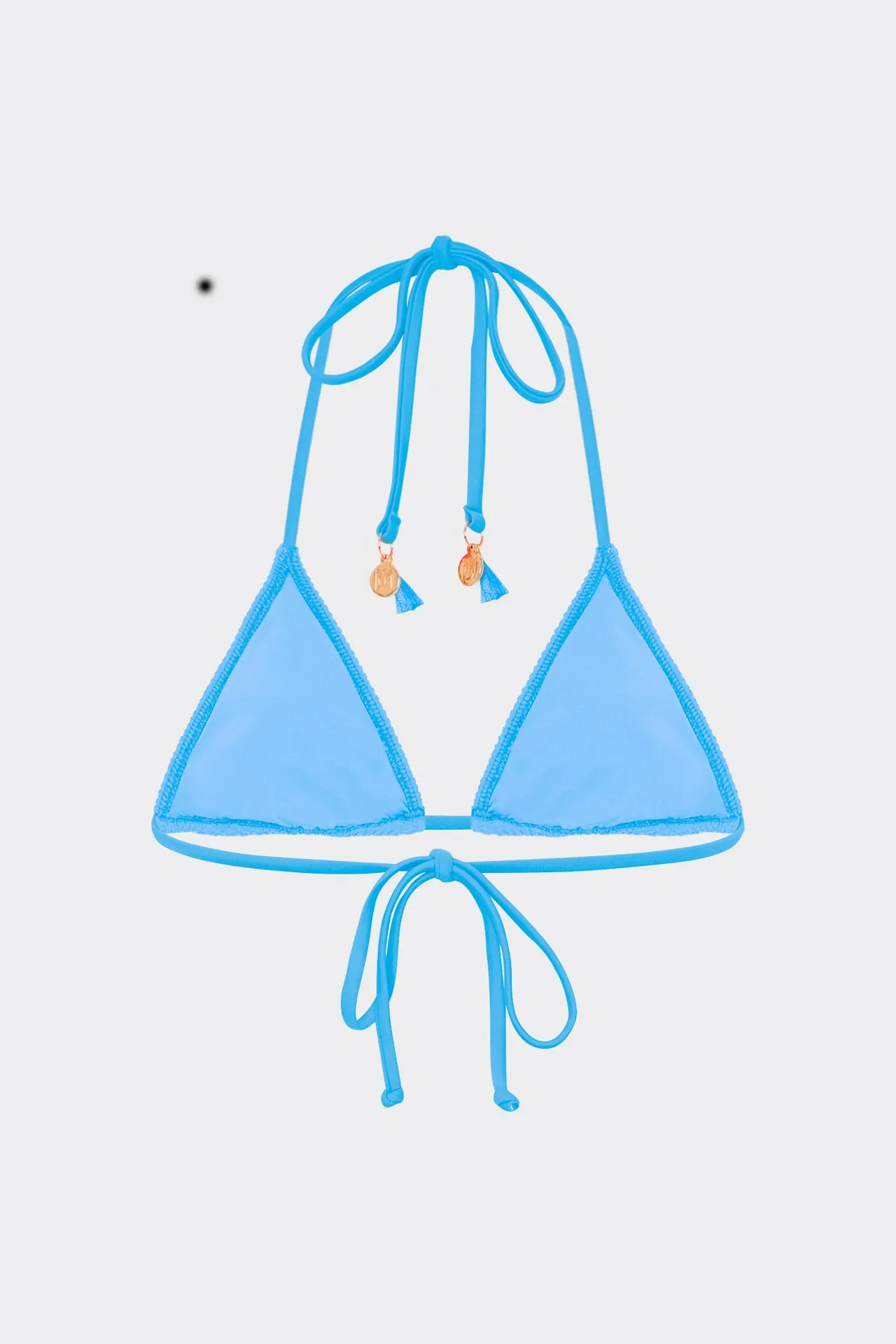 Lori Textured Triangle Bikini Top