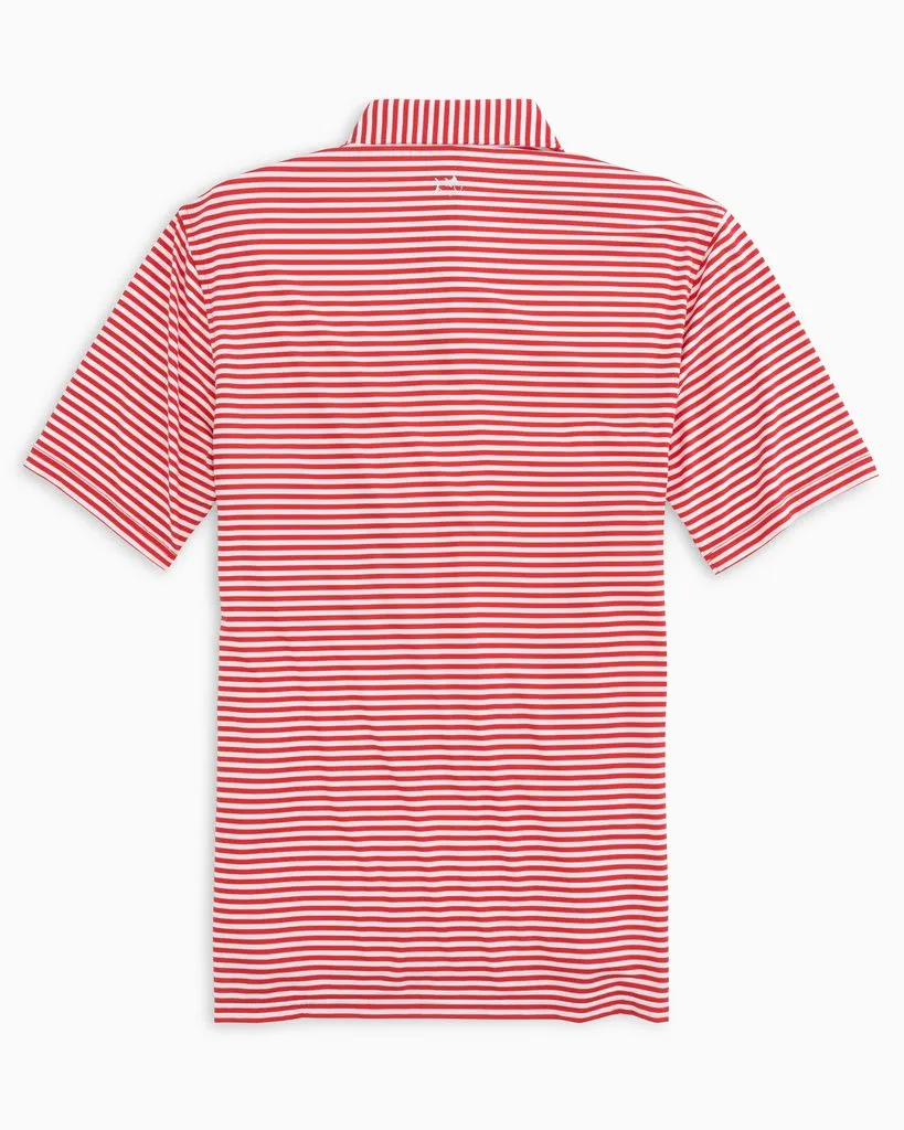 Men's Ohio State Striped Performance Polo