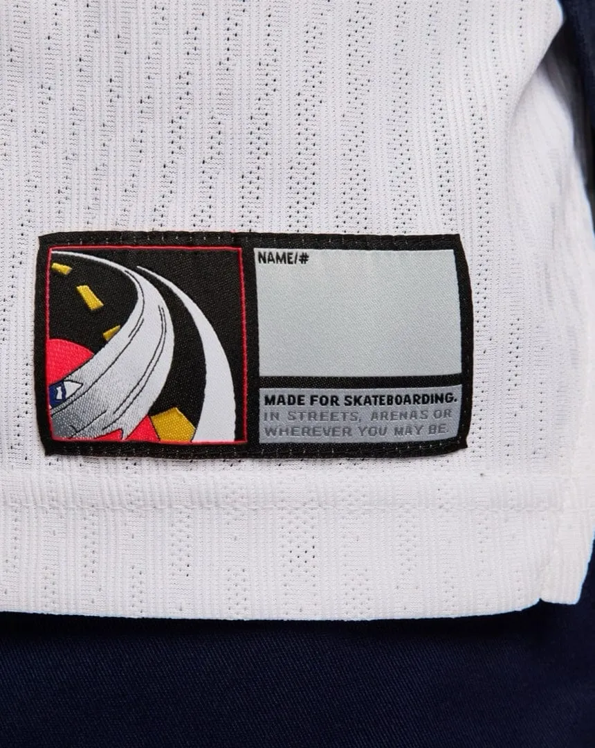 Nike SB Olympic Dri-Fit ADV Sleeveless Jersey - White / Sport Red