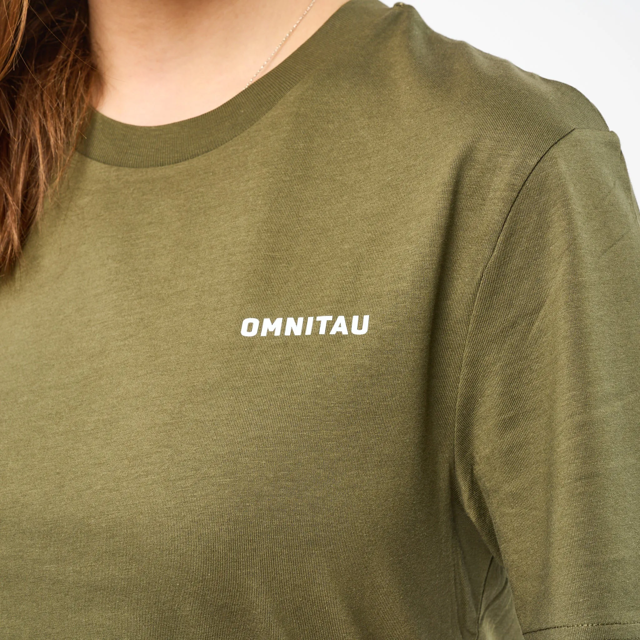 Omnitau Women's Muir Organic Cotton T-Shirt - Khaki Green