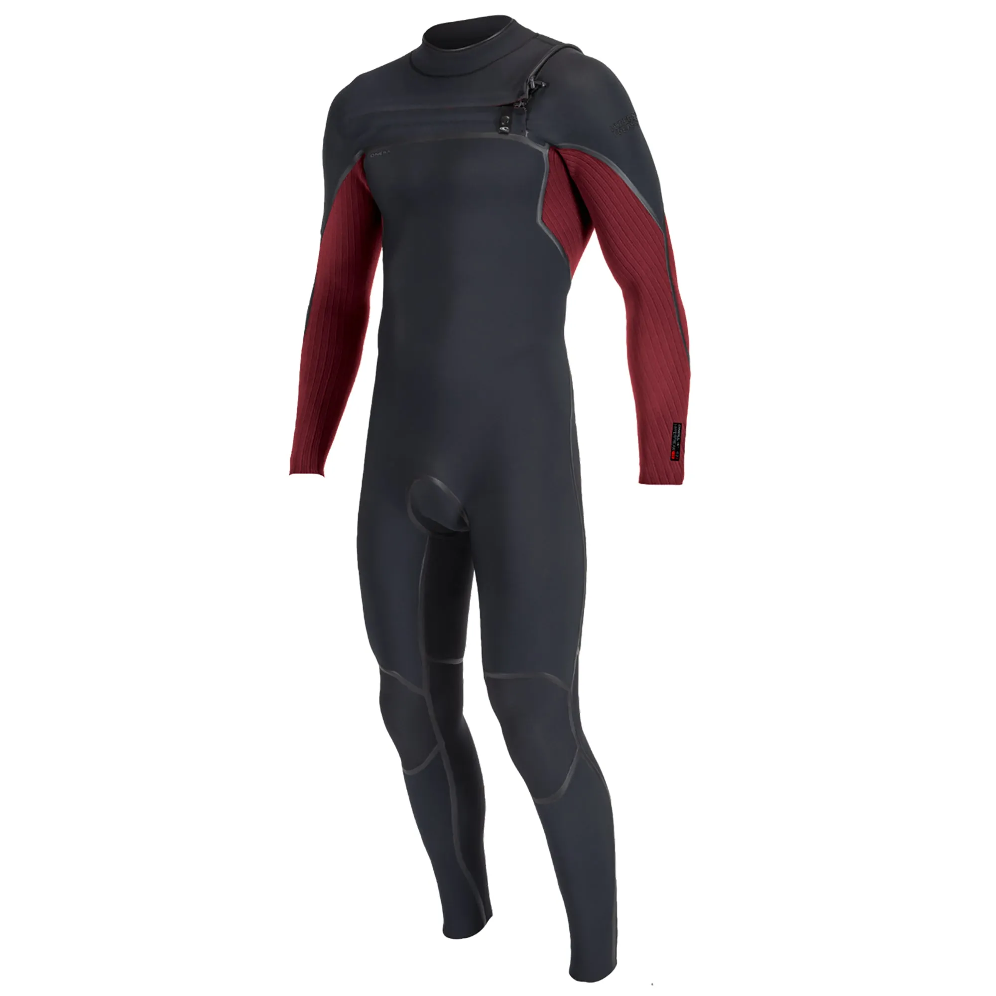 O'Neill Mens Hyperfreak Fire 4/3 mm Chest Zip Wetsuit