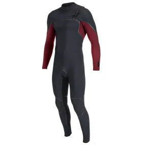 O'Neill Mens Hyperfreak Fire 4/3 mm Chest Zip Wetsuit