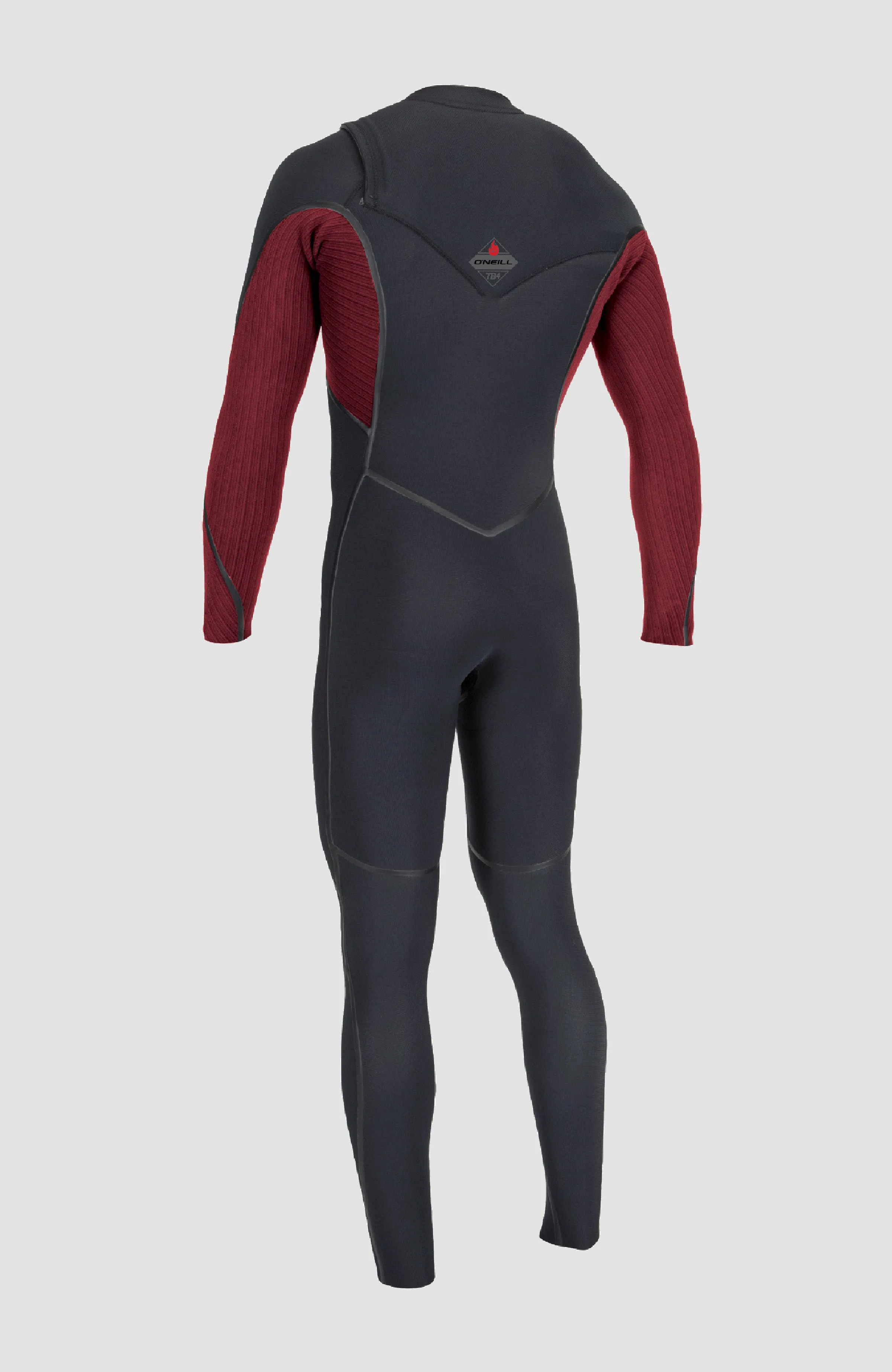 O'Neill Mens Hyperfreak Fire 4/3 mm Chest Zip Wetsuit