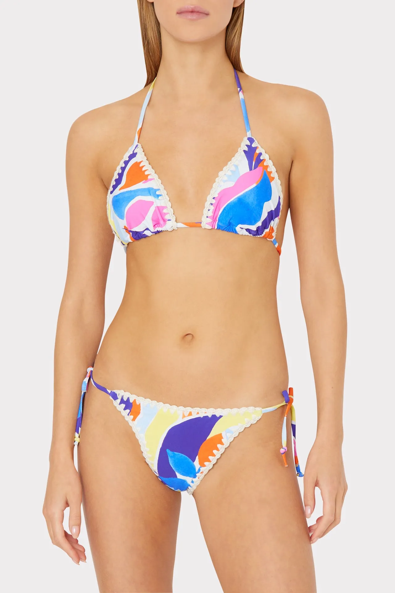 Painted Bloom Bikini Bottom