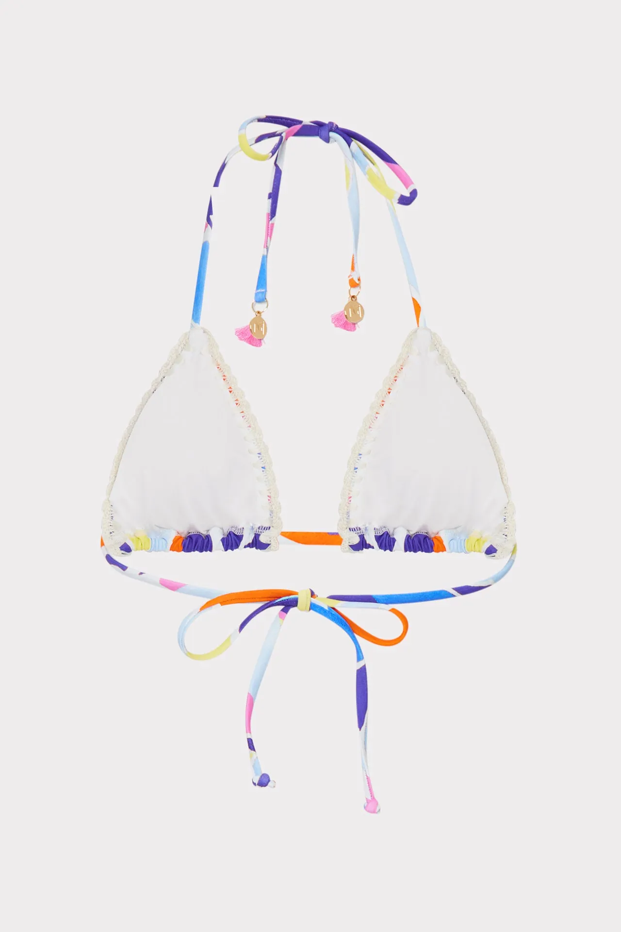 Painted Bloom Bikini Top