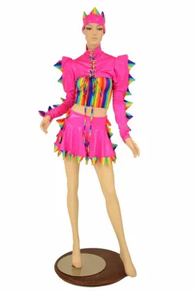 Pink & Rainbow "Spiky AF"