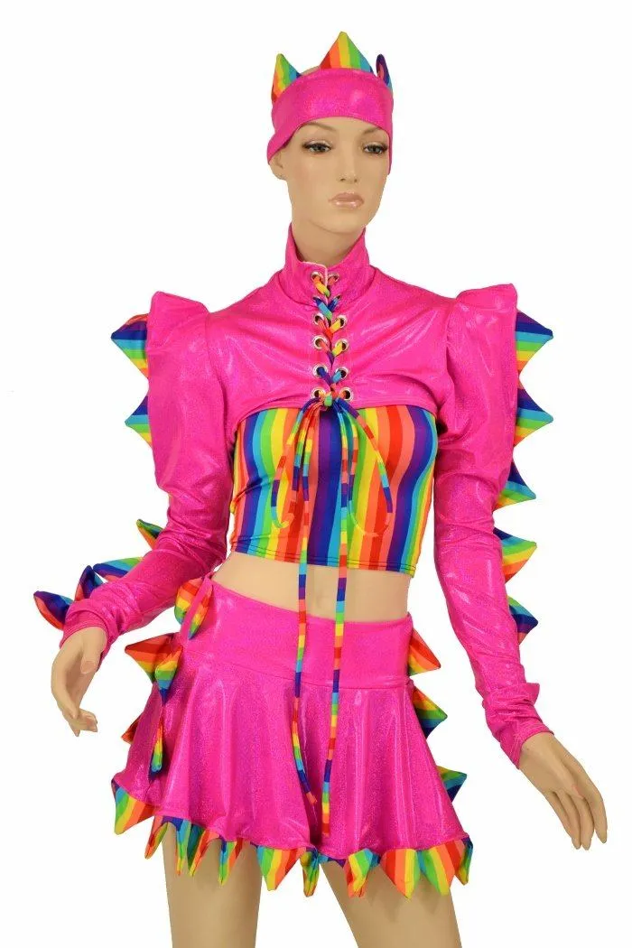 Pink & Rainbow "Spiky AF"