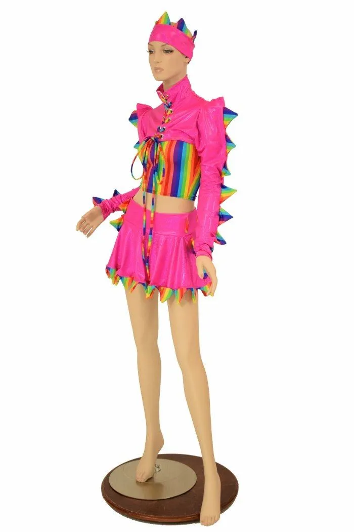 Pink & Rainbow "Spiky AF"