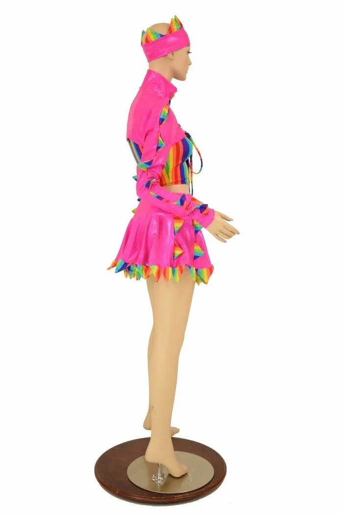Pink & Rainbow "Spiky AF"