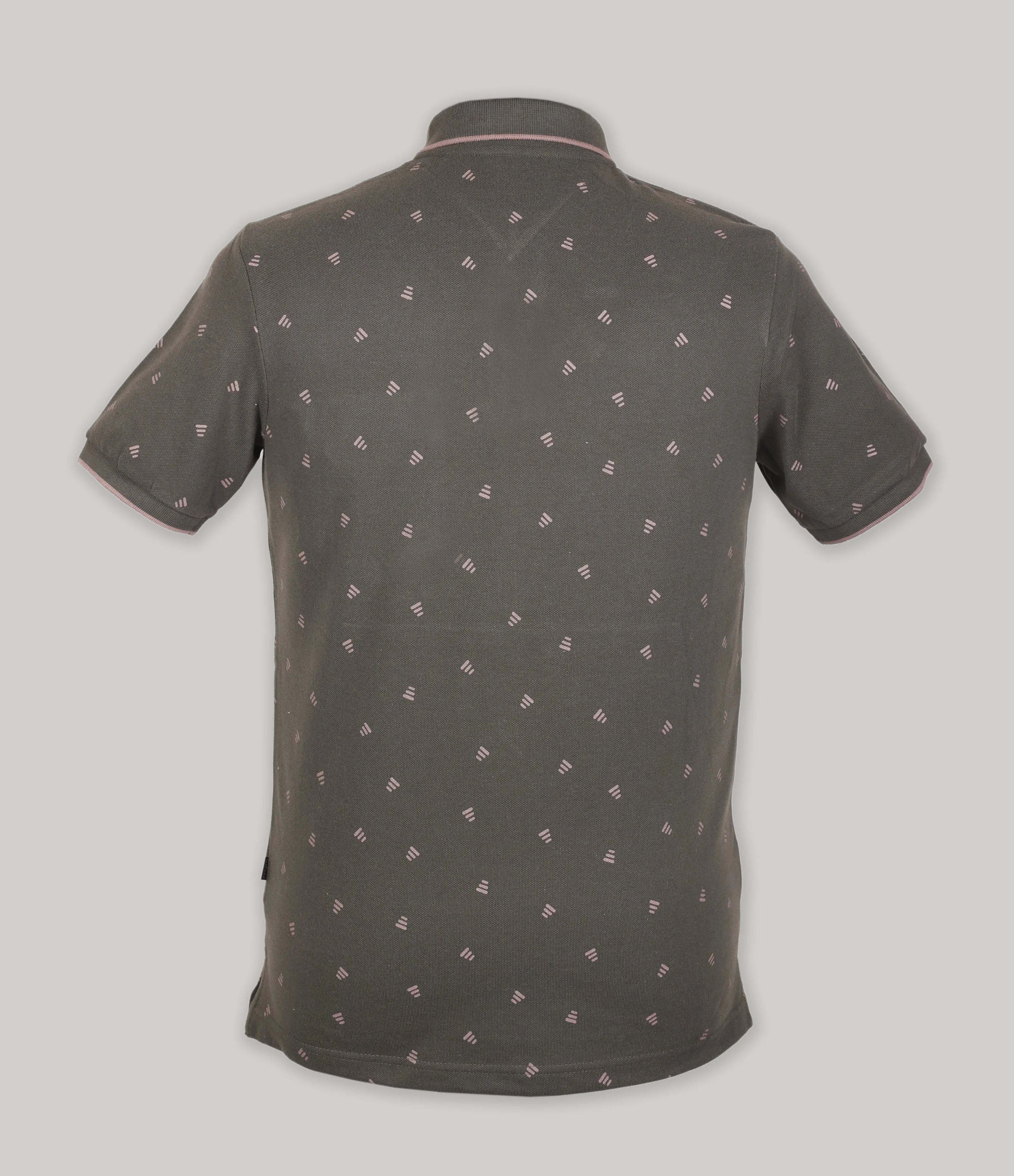 Pique Print Polo