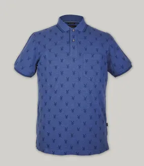Pique Print Polo