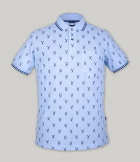 Pique Print Polo