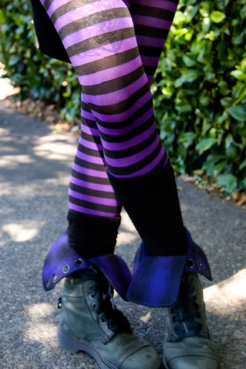 Plus Size Striped Tights