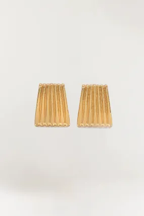 Ribbed Earrings