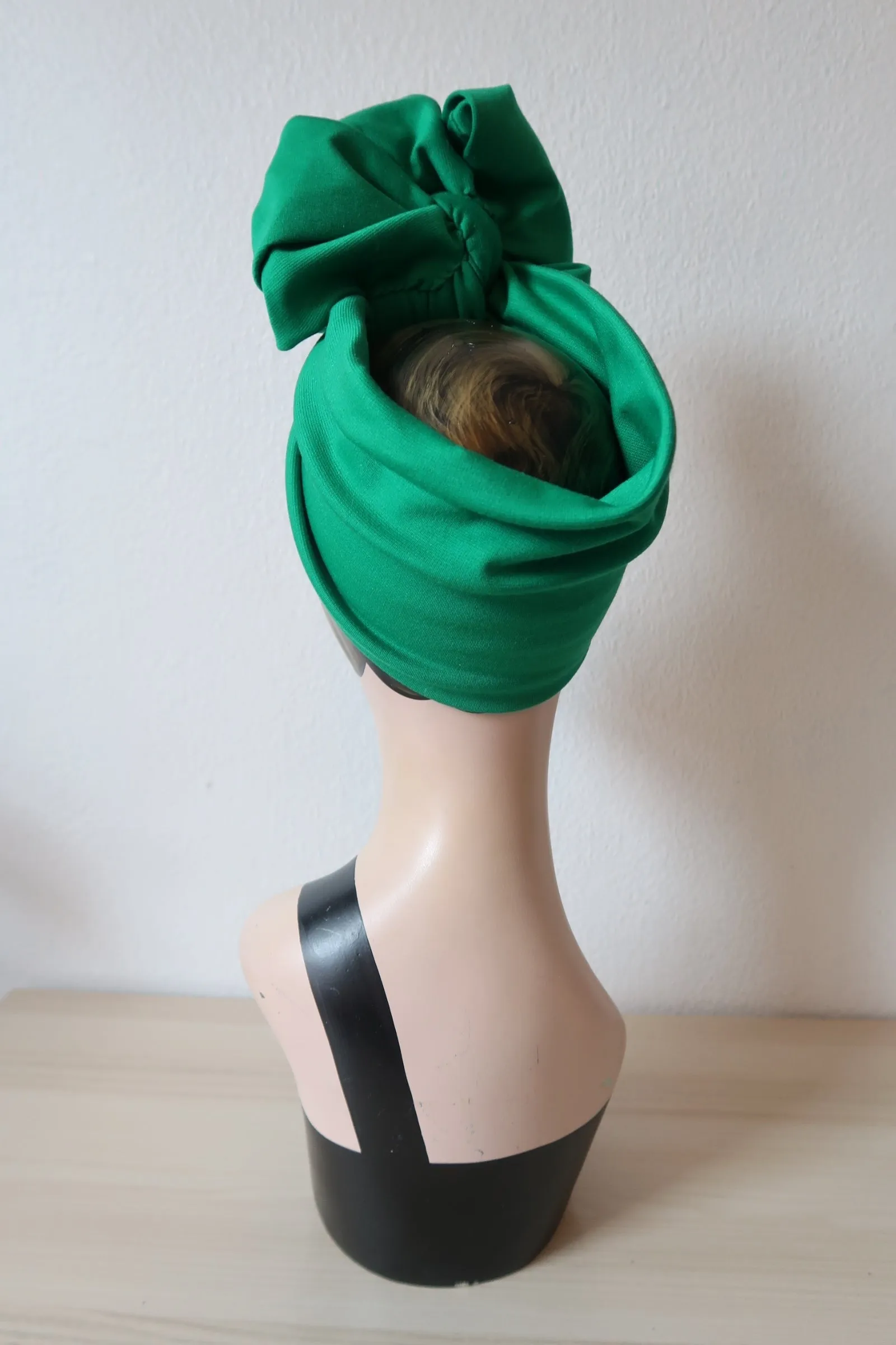 SCRUNCHIE KNOT Vintage Style Pre-tied Headband in 9 Colours (made to order)