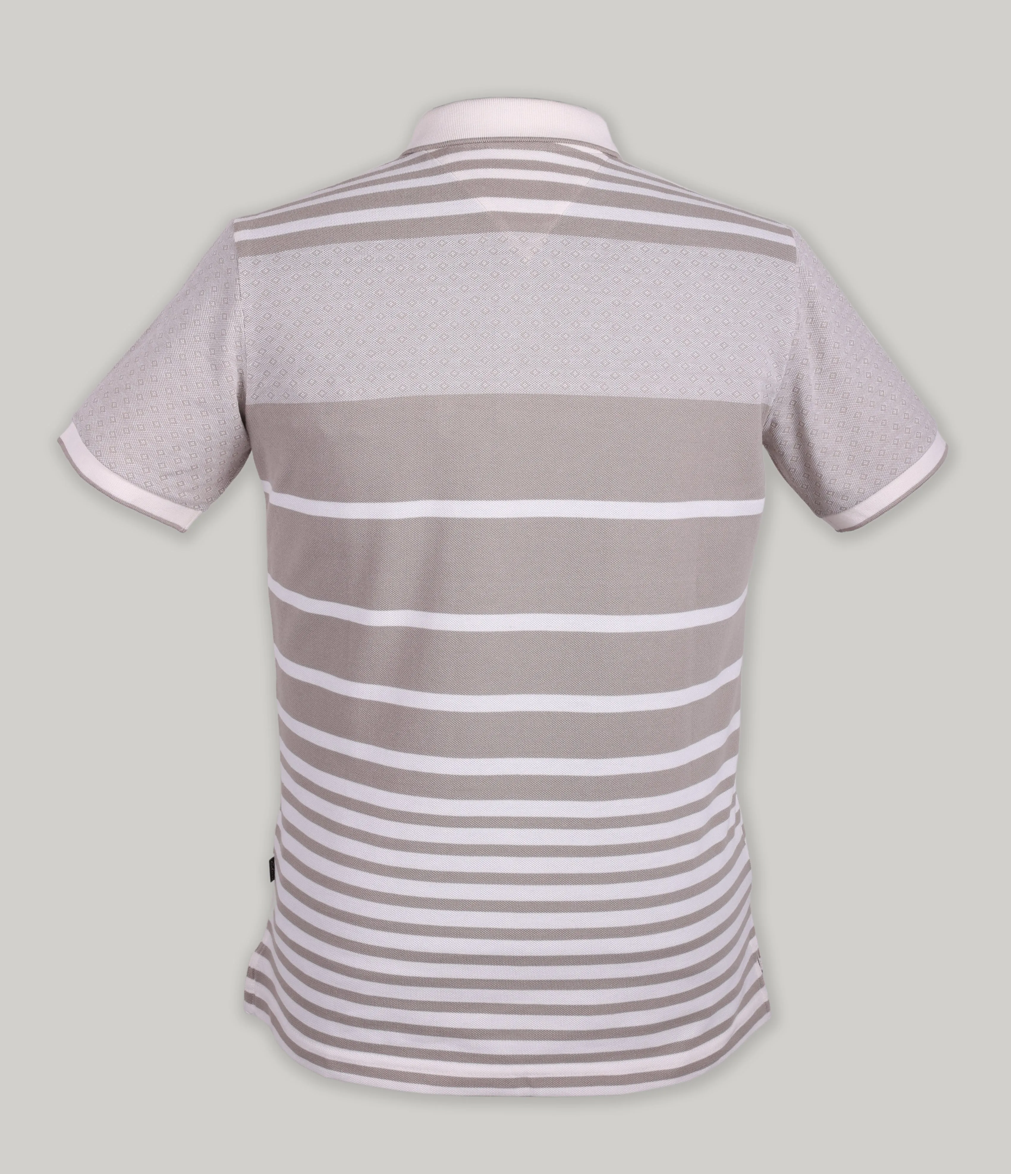Stripe Pique Polo