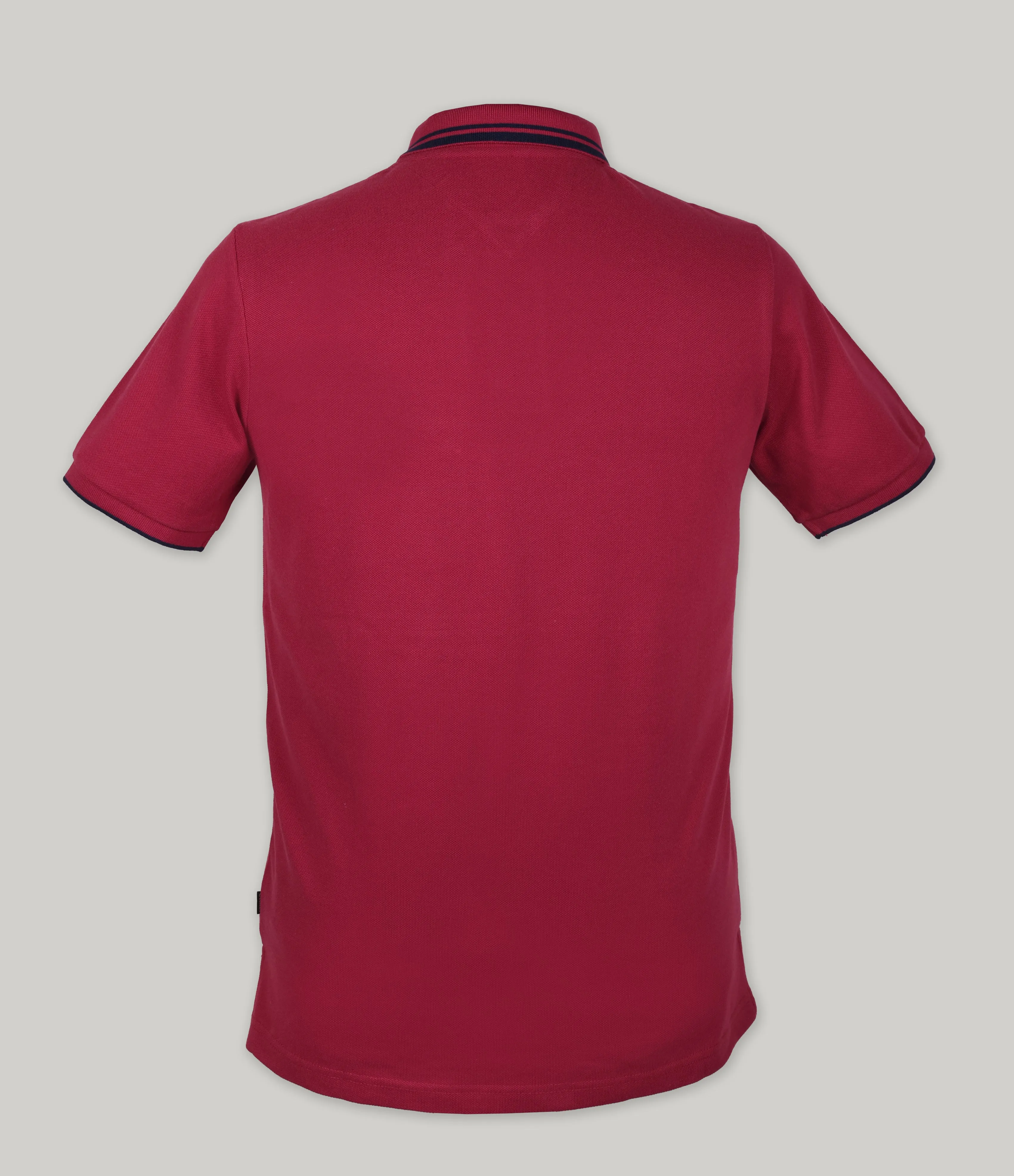 Tipped Collar Solid Polo