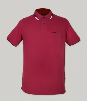 Tipped Collar Solid Polo