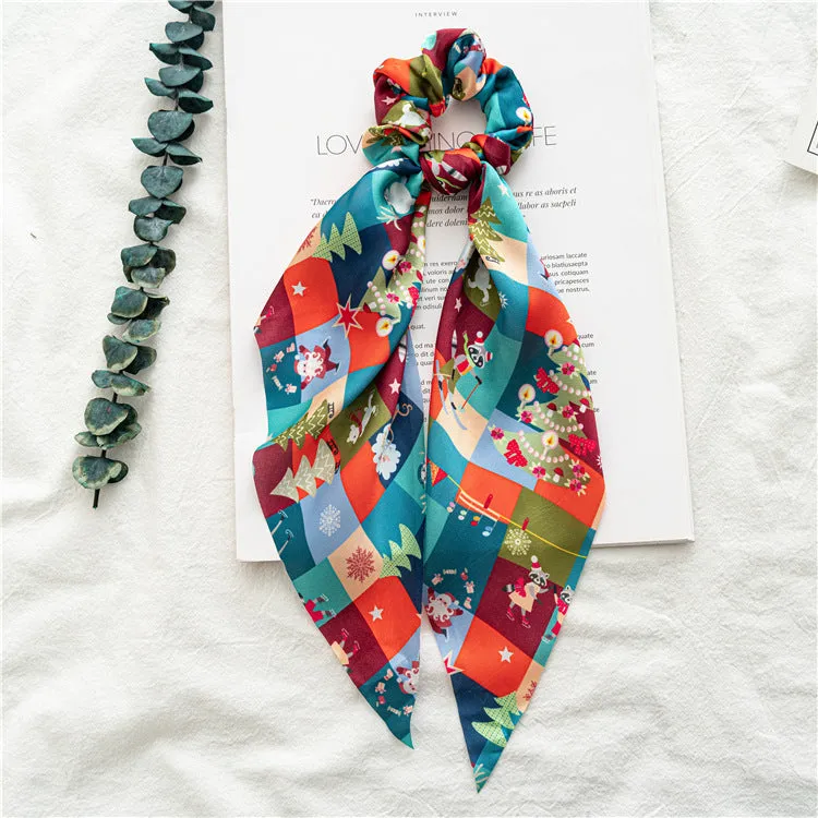 Women's Hair Band Christmas Hair Band Ponytail Streamer