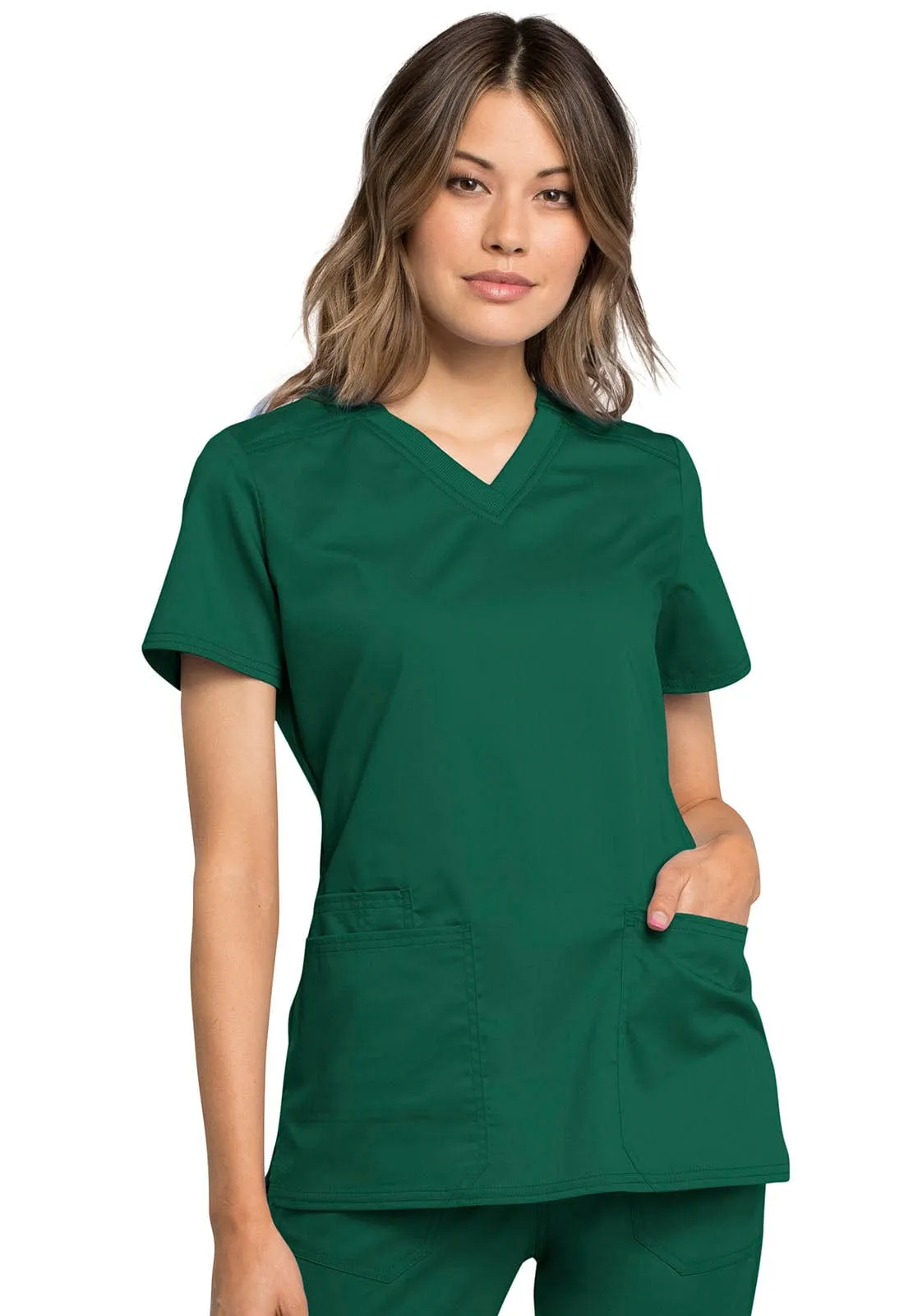 WW Revolution Tech V-Neck Scrub Top WW770AB