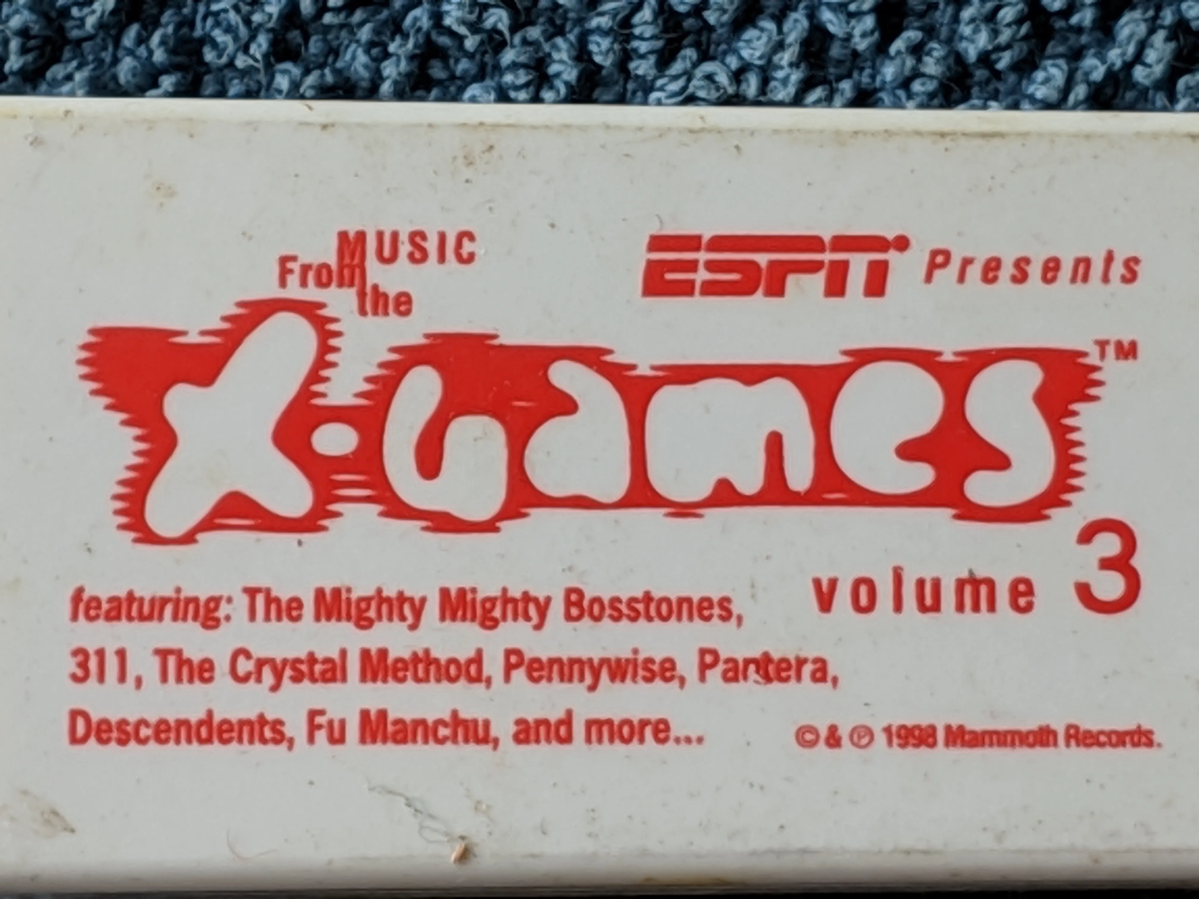 X Games band-aid dispenser and sticker 1998