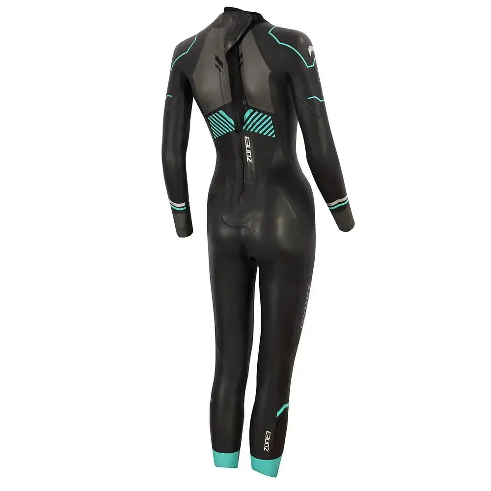 Zone3 | Advance Wetsuit | Dames | Black / Blue
